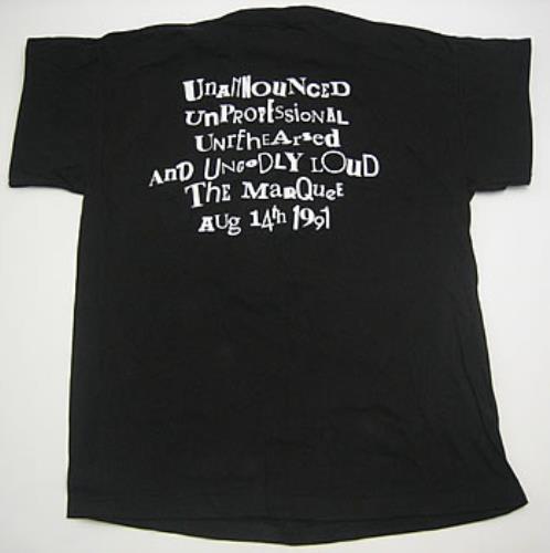 Motley Crue Marquee Club 1991 - Black - XL UK t-shirt (354848)